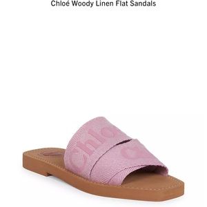 Chloe Woody sandals size 36 in lilac.